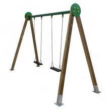 Load image into Gallery viewer, DRACO double wooden swing Professional Use