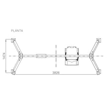 Carregar imatge al visor de la galeria, Columpio doble Classic Inclusivo uso público