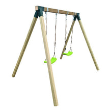 Carregar imatge al visor de la galeria, Gronxador de fusta per a jardí REIKO