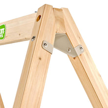 Cargar imagen en el visor de la galería, Columpio doble de madera EXIT Silvi