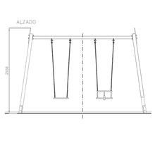 Load image into Gallery viewer, Classic Mixed double swing for public use