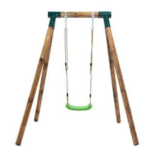 Cargar imagen en el visor de la galería, Columpio individual de madera redonda KILA L