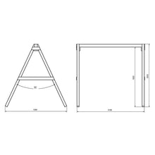 Carregar imatge al visor de la galeria, Gronxador de Jardí Max-Play Swing