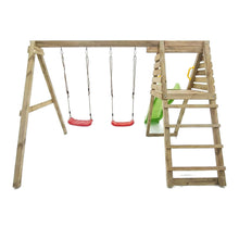 Cargar imagen en el visor de la galería, Parque Infantil de Madera Max-Play Gym con Tobogán