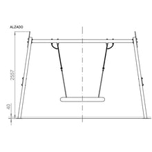 Load image into Gallery viewer, Classic Metal Nest Swing for Public Use