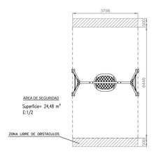 Load image into Gallery viewer, Classic Metal Nest Swing for Public Use