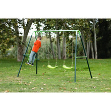 Carregar imatge al visor de la galeria, Gronxador triple metàl·lic GINGO + seient nadó