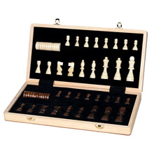 Carregar imatge al visor de la galeria, Joc d'Escacs i Dames 2 a 1 Magnètic Goki