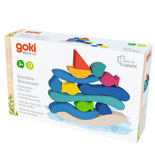 Cargar imagen en el visor de la galería, Juego de Apilar Temática acuática de Madera Goki
