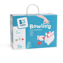 Load image into Gallery viewer, Wooden bowling set 18 cm
