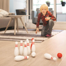Load image into Gallery viewer, Wooden bowling set 18 cm