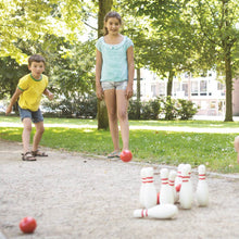 Load image into Gallery viewer, Wooden bowling set 18 cm