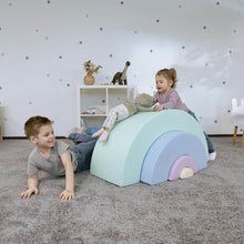 Cargar imagen en el visor de la galería, Juego Montessori Arco Iris de espuma color Pastel