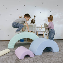 Cargar imagen en el visor de la galería, Juego Montessori Arco Iris de espuma color Pastel