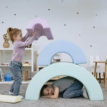 Cargar imagen en el visor de la galería, Juego Montessori Arco Iris de espuma color Pastel