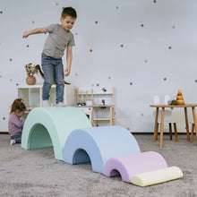 Cargar imagen en el visor de la galería, Juego Montessori Arco Iris de espuma color Pastel
