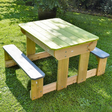 Carregar imagem no visualizador da galeria, Mesa de Picnic Infantil Deluxe Wendi con Bancos, Arena y Agua