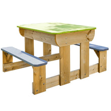 Carregar imagem no visualizador da galeria, Mesa de Picnic Infantil Deluxe Wendi con Bancos, Arena y Agua