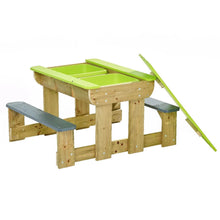 Carregar imagem no visualizador da galeria, Mesa de Picnic Infantil Deluxe Wendi con Bancos, Arena y Agua