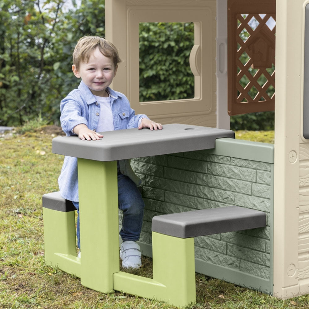 🍽️ Smoby Life Picnic Table Accessory for Children's Playhouses