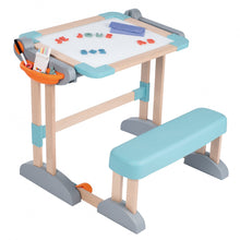 Load image into Gallery viewer, Folding Wooden Desk