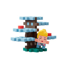 Load image into Gallery viewer, Mujer con árbol de navidad mini waffle