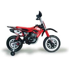 Cargar imagen en el visor de la galería, Moto Eléctrica Infantil BTR Cross 12V Roja Injusa