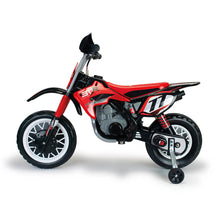 Cargar imagen en el visor de la galería, Moto Eléctrica Infantil BTR Cross 12V Roja Injusa