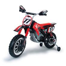 Cargar imagen en el visor de la galería, Moto Eléctrica Infantil BTR Cross 12V Roja Injusa