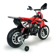 Cargar imagen en el visor de la galería, Moto Eléctrica Infantil BTR Cross 12V Roja Injusa
