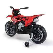 Carregar imagem no visualizador da galeria, Moto Eléctrica Infantil RUNRUNTOYS Cross 12V Roja Injusa