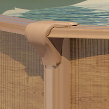 Cargar imagen en el visor de la galería, Piscina de acero elevada OSMOSE 640x395x132 con bomba de filtración