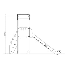 Load image into Gallery viewer, Classic 1 Playground with slide for public use