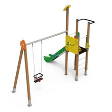 Carregar imatge al visor de la galeria, Parc infantil Maxi 3 amb gronxador ús públic