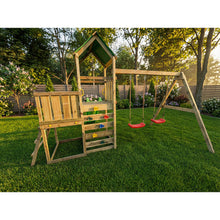 Carregar imatge al visor de la galeria, Parque Infantil de Madera Max-Play 3.1 con Tobogán