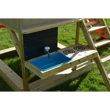 Load image into Gallery viewer, Wooden Playhouse - Nordic Adventure with Slide and Kitchen
