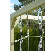 Load image into Gallery viewer, Wooden Playhouse - Summer Adventure with Slide, Gym and Kitchen