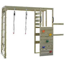 Load image into Gallery viewer, Wooden Playhouse - Summer Adventure with Slide, Gym and Kitchen