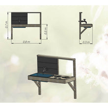 Carregar imatge al visor de la galeria, Parc Infantil per a Jardí Summer Adventure House amb Tobogan i Cuina