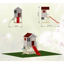 Carregar imatge al visor de la galeria, Parc Infantil per a Jardí Summer Adventure House amb Tobogan i Cuina