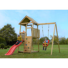 Cargar imagen en el visor de la galería, Parque Infantil Torre Junior 4 con rocódromo