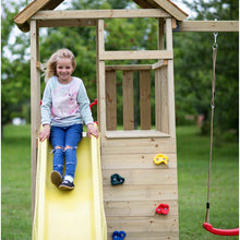 Carregar imatge al visor de la galeria, Parc Infantil Torre Junior 9 amb taula pícnic i rocòdrom