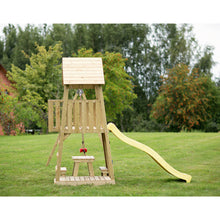 Carregar imatge al visor de la galeria, Parc Infantil Torre Junior 9 amb taula pícnic i rocòdrom