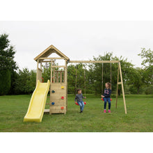 Carregar imatge al visor de la galeria, Parc Infantil Torre Junior 9 amb taula pícnic i rocòdrom