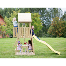 Carregar imatge al visor de la galeria, Parc Infantil Torre Junior 9 amb taula pícnic i rocòdrom