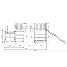 Cargar imagen en el visor de la galería, Parque Infantil Tren Locomotora Express