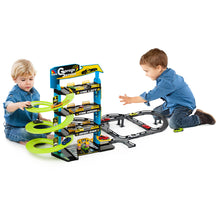 Carregar imatge al visor de la galeria, Pàrquing de joguina de 4 Plantes amb Pistes i 5 cotxes