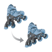 Load image into Gallery viewer, Globber Learning Skates 2in1 Blueberry Blue Adjustable Inline Skates EU 30-33