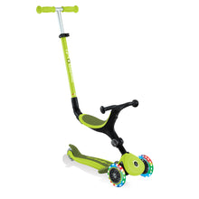 Load image into Gallery viewer, Go Up Active 3-in-1 Seat Scooter with Lights - Green lime