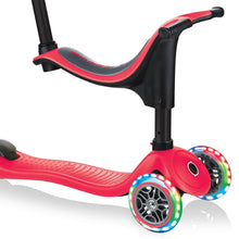 Load image into Gallery viewer, 3 in 1 scooter with Go Up Sporty seat with lights - Red